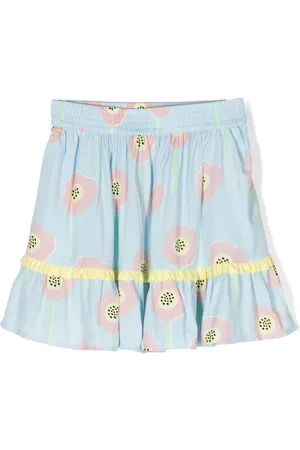 Stella McCartney Gonna a fiori con ruches