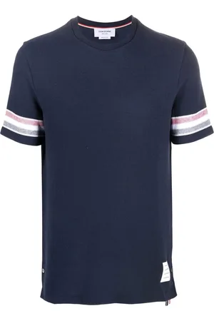 Thom Browne T-shirt a righe tricolore