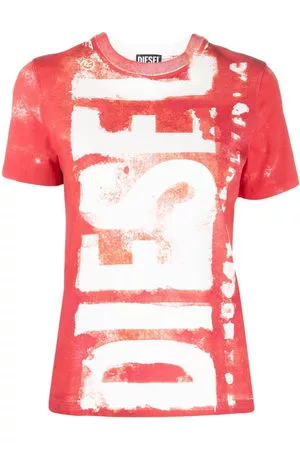 Diesel Donna T-shirt - T-shirt con stampa - Rosso