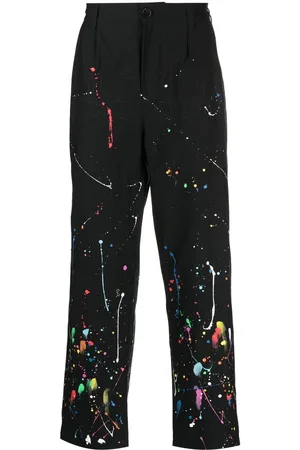 HACULLA Pantaloni Smothered in Paint plissettati