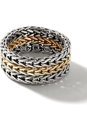 John Hardy Anello Classic Chain in oro giallo 18kt