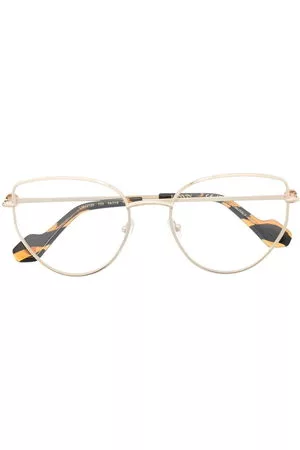 Lanvin Donna Occhiali da sole cat eye - Occhiali cat-eye con stampa - Oro