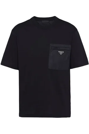 Prada T-shirt Re-Nylon con design a inserti