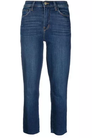 L'Agence Donna Jeans a vita alta - Jeans dritti a vita alta - Blu