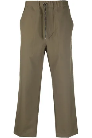 OAMC Pantaloni crop con coulisse