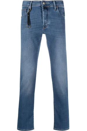 Incotex Jeans slim con applicazione