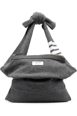 Thom Browne Borsa messenger con zip