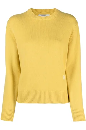 Sporty & Rich SRC Wool Crewneck - Daffodil