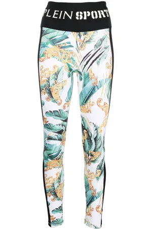 Philipp Plein Leggings con stampa grafica