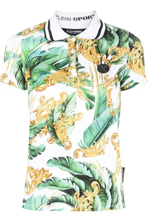 Philipp Plein Polo a fiori