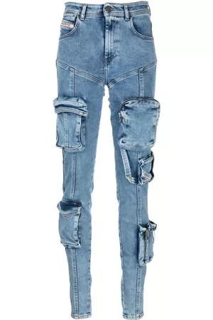 Diesel Donna Jeans a zampa & bootcut - Jeans c argo Slandy High 1984 - Blu