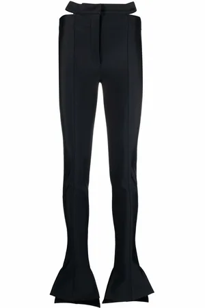 MUGLER Pantaloni con dettaglio cut-out