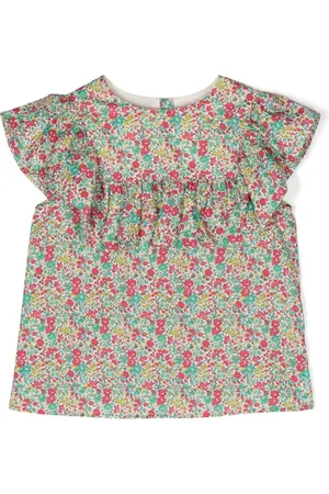 BONPOINT Blusa a fiori con ruches