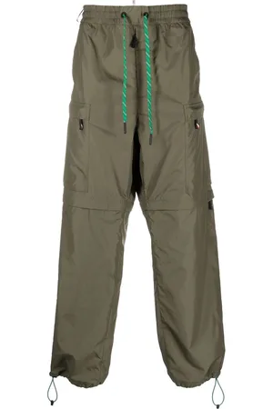 Moncler Pantaloni dritti con bordo a contrasto