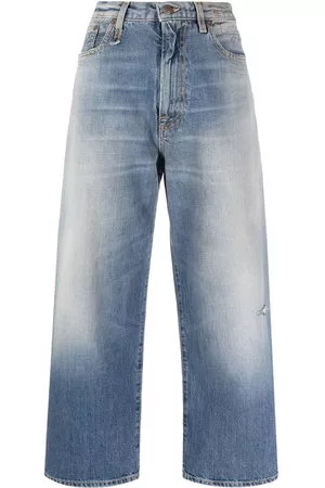 R13 Donna Jeans - Jeans con effetto vissuto - Blu