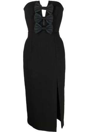 Rebecca Vallance Donna Vestiti midi - Abito midi con fiocco - Nero