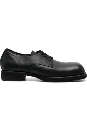 GUIDI Stringate in pelle