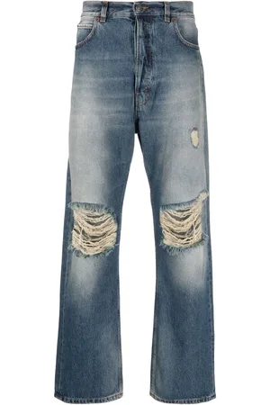 haikure Jeans dritti con effetto vissuto