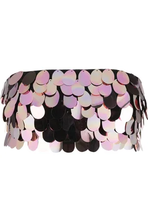 Ilkyaz Ozel Top corto Sirena con paillettes