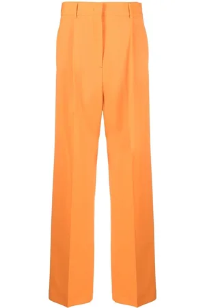Msgm Pantaloni dritti a vita alta