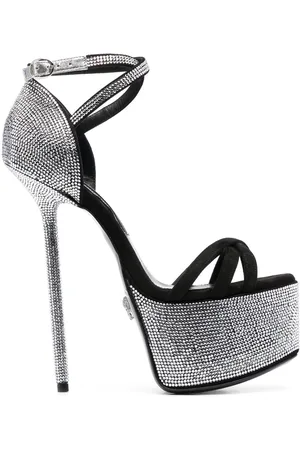 Philipp Plein Sandali con suola rialzata 160mm