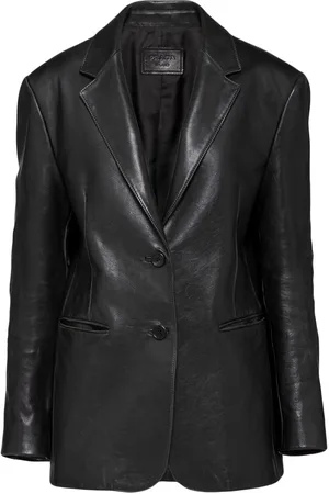 Prada Giacca monopetto in pelle