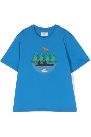 Woolrich T-shirt Road Trip con stampa