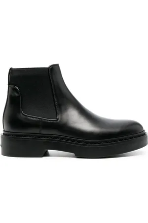 santoni Stivaletti Chelsea con punta tonda