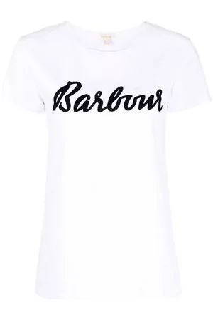 Barbour T-shirt con stampa - Bianco