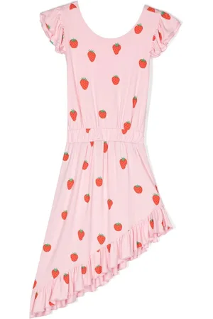 Wauw Capow by Bangbang Abito Alia Strawberry smanicato