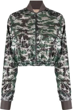 Khrisjoy Bomber con stampa camouflage
