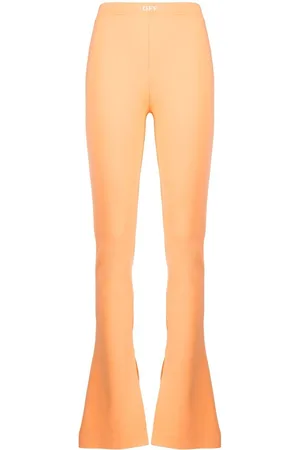 OFF-WHITE Pantaloni svasati Sleek