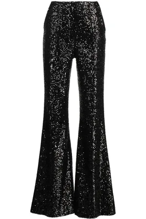 Elie saab Pantaloni svasati con paillettes