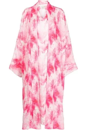 Bambah Donna Vestiti estivi - Set kimono con scollo a V - Rosa