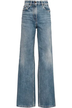 Prada Jeans dritti con effetto schiarito