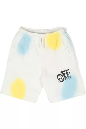 OFF-WHITE Pantaloncini - Shorts con stampa grafica - Toni neutri