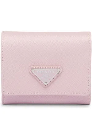 Prada Portafoglio con logo a triangolo