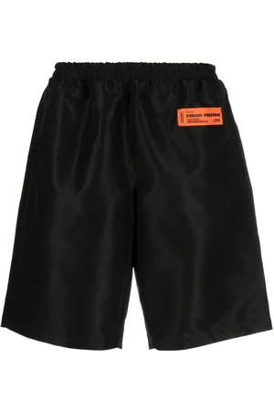 Heron Preston Shorts sportivi con applicazione