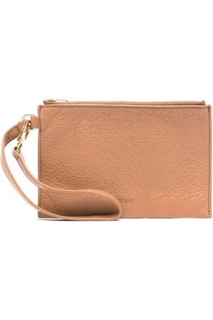 Yu Mei Clutch con logo goffrato