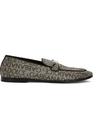 Dolce & Gabbana Mocassini con logo jacquard