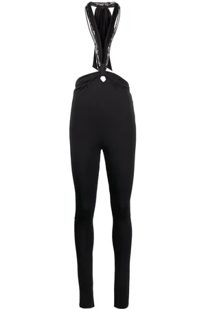 The Attico Pantaloni Ruby con bretelle