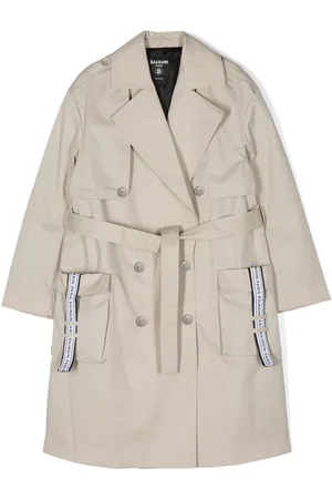 Balmain Trench doppiopetto con cintura