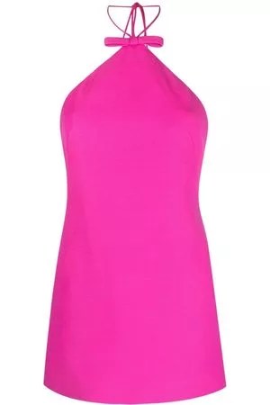 VALENTINO GARAVANI Donna Vestiti sexy - Abito corto con scollo all'americana - Rosa