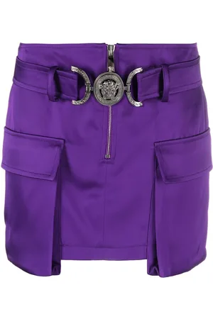 VERSACE Minigonna Medusa con stampa