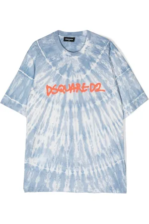 Dsquared2 T-shirt con fantasia tie dye