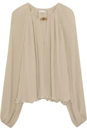 Simkhai Blusa Eden plissettata