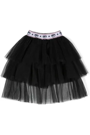 Chiara Ferragni Gonna a tutù con banda logo