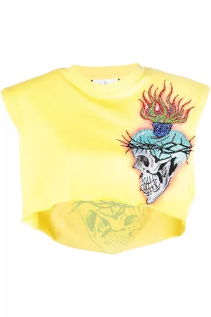 Philipp Plein Canotta con spalle imbottite