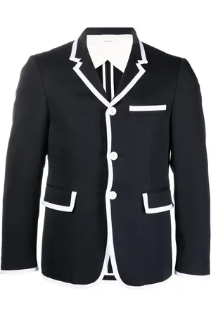 Thom Browne Blazer con dettagli a contrasto
