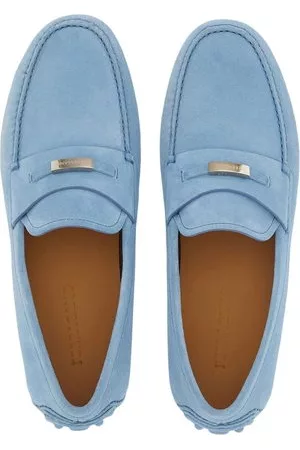 Salvatore Ferragamo Uomo Scarpe stringate e mocassini - Mocassini con placca logo - Blu